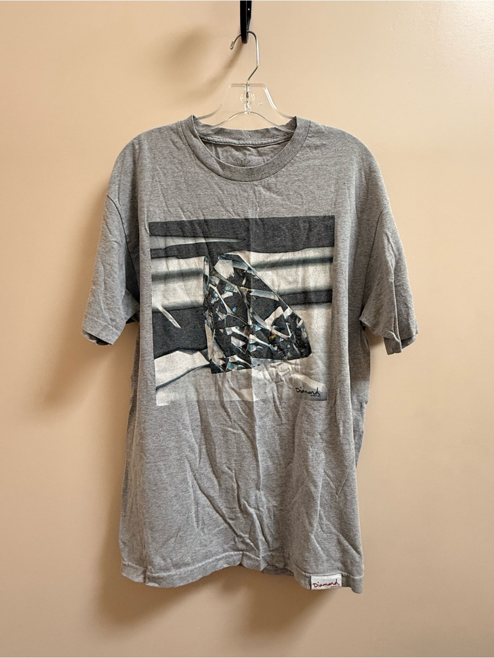 Diamond Supply Co. Gray Short-Sleeve Graphic Tee